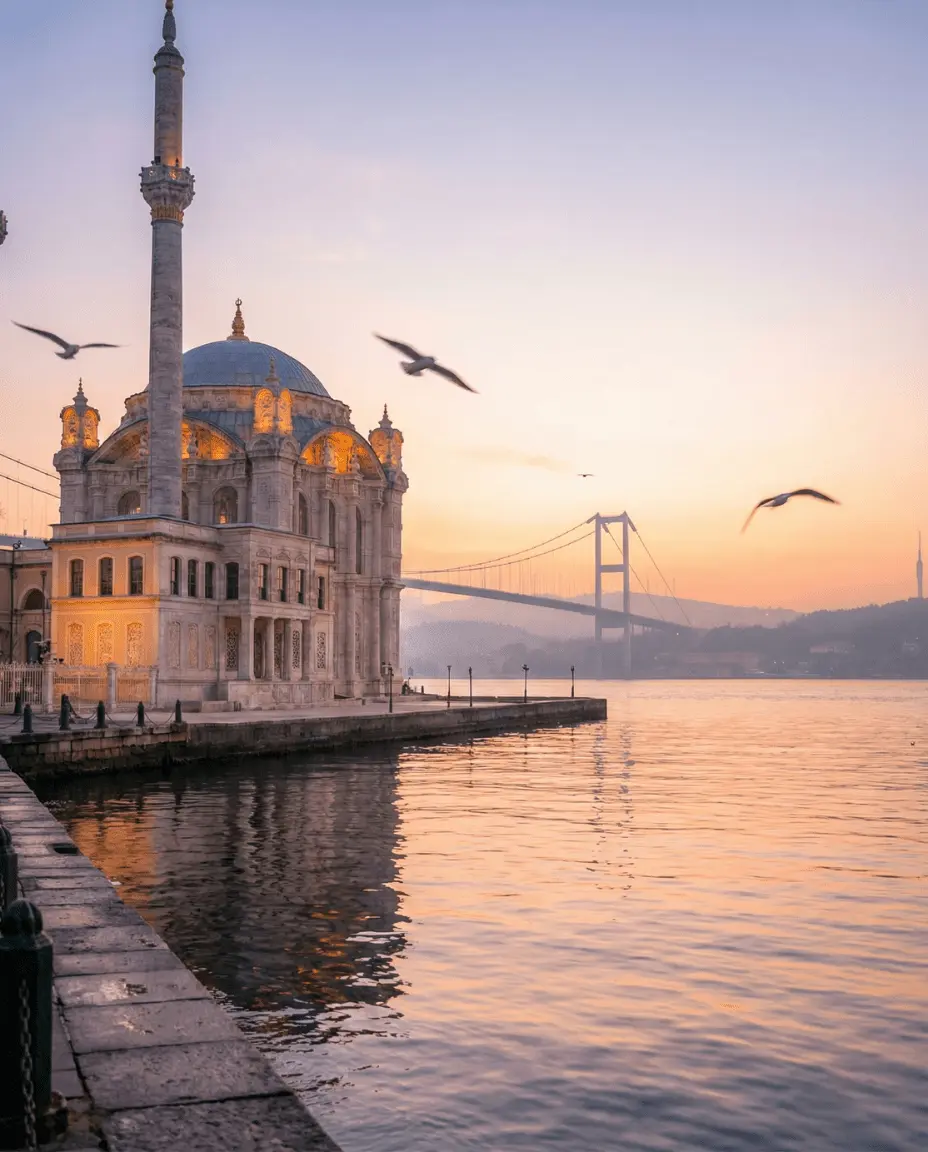 Istanbul Ortakoy Mosque Bosphorus View