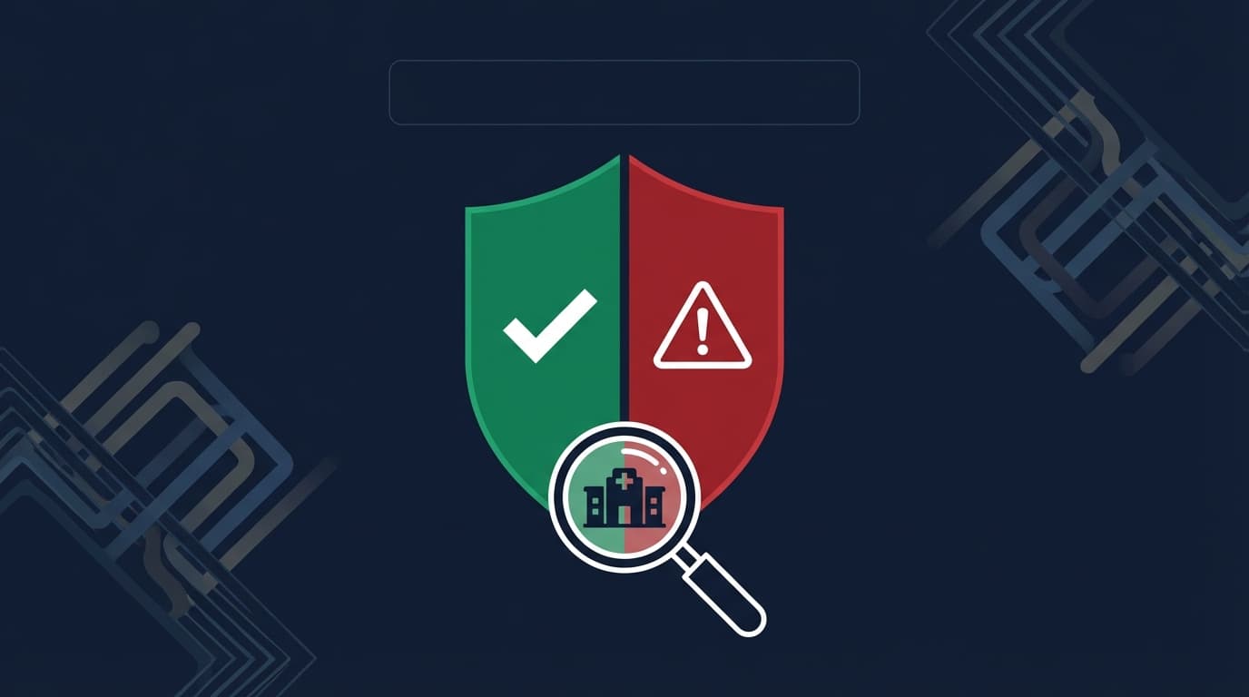 Greffe de cheveux Turquie — Guide sécurité anti-arnaque | Renaissance Clinique Infographie bouclier de protection montrant les critères de sécurité pour choisir une clinique de greffe capillaire en Turquie