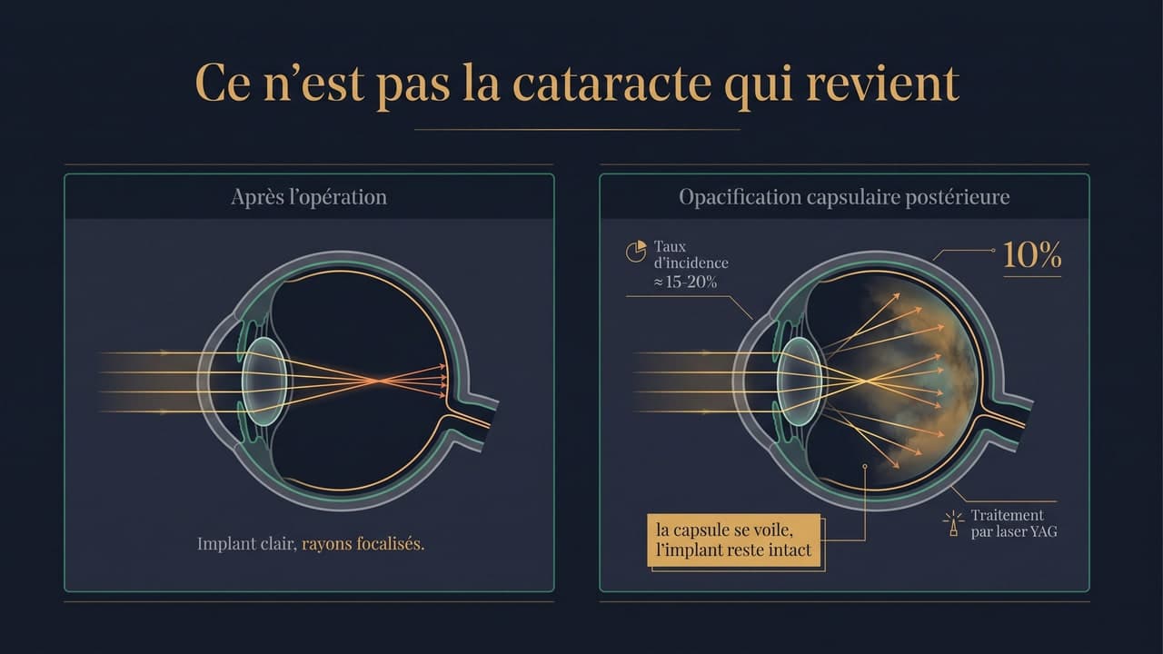 La cataracte peut-elle revenir après l'opération ?