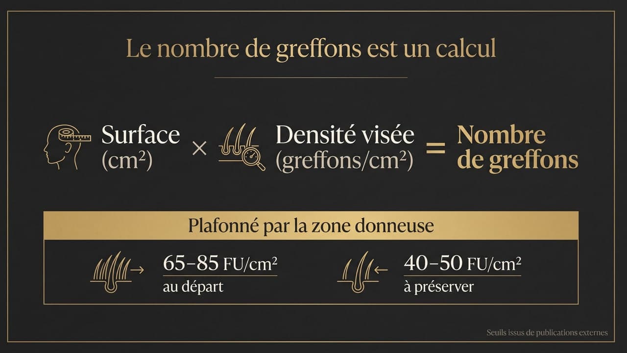 Combien de greffons ai-je besoin ? Le calcul réel