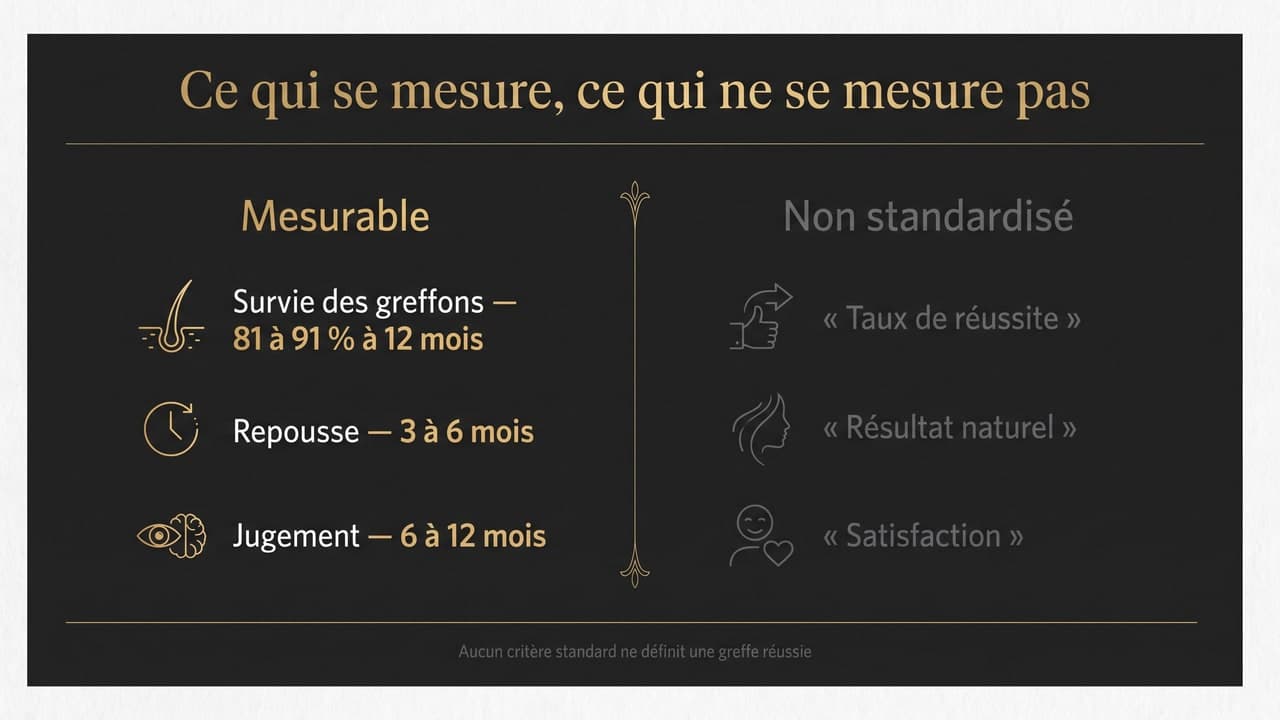 Comment savoir si une greffe de cheveux a réussi ?