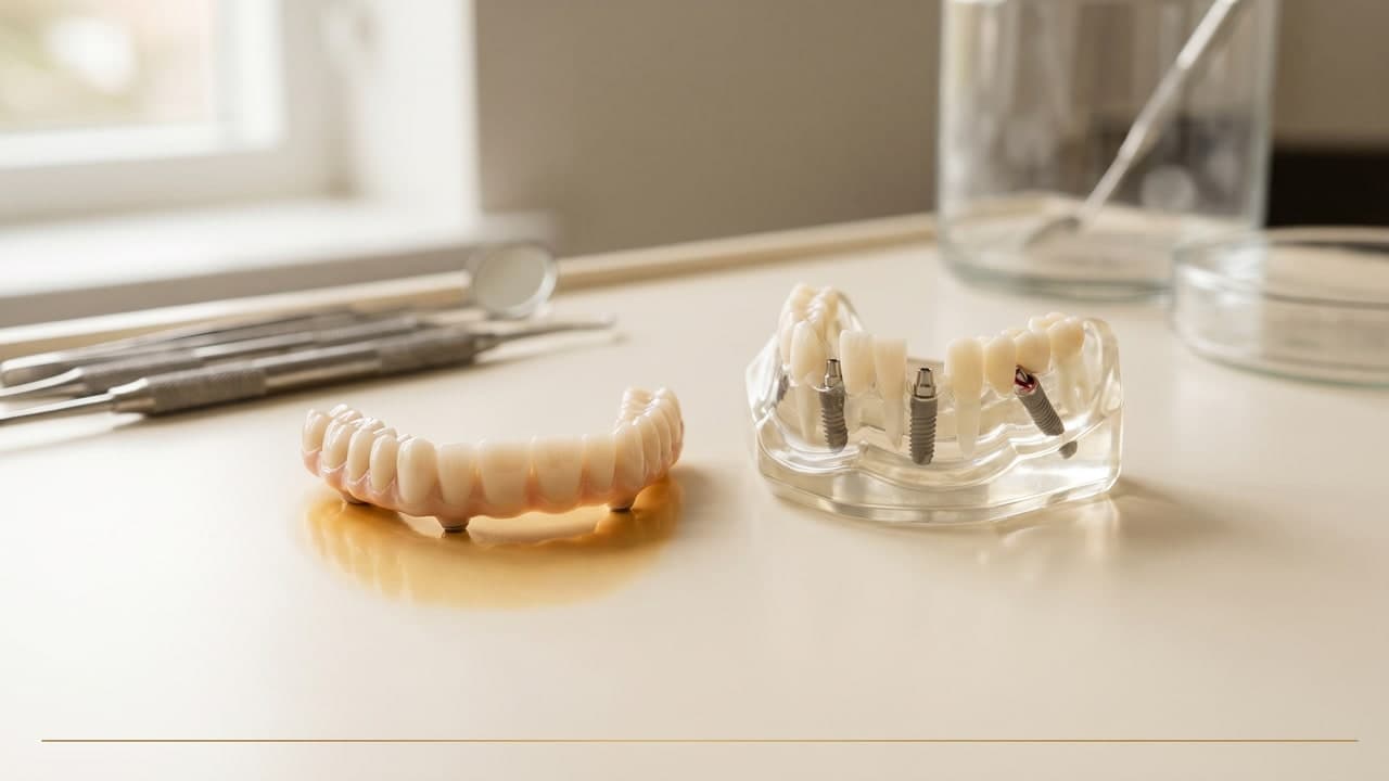 Prothèse complète All-on-4 en zircone sur 4 implants — Renaissance Clinique Istanbul
