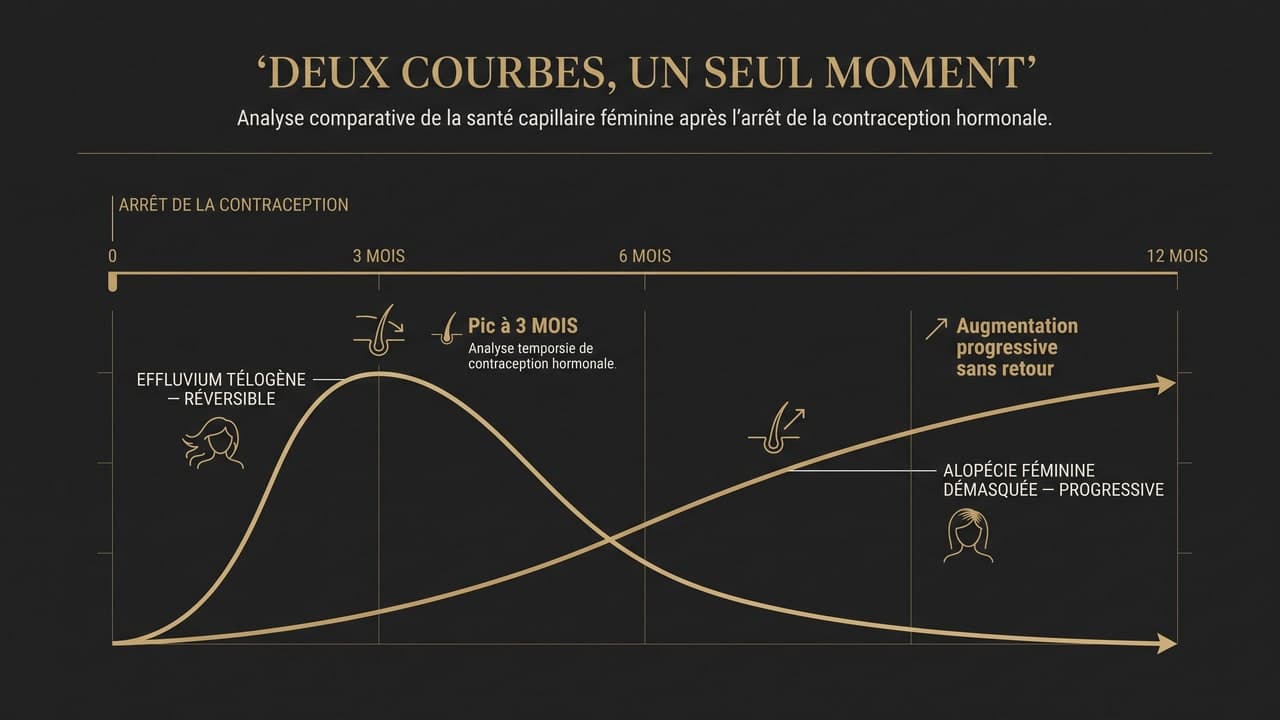 L'arrêt de la pilule fait-il tomber les cheveux ?