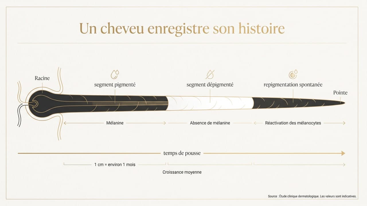Les cheveux blancs peuvent-ils redevenir colorés ?
