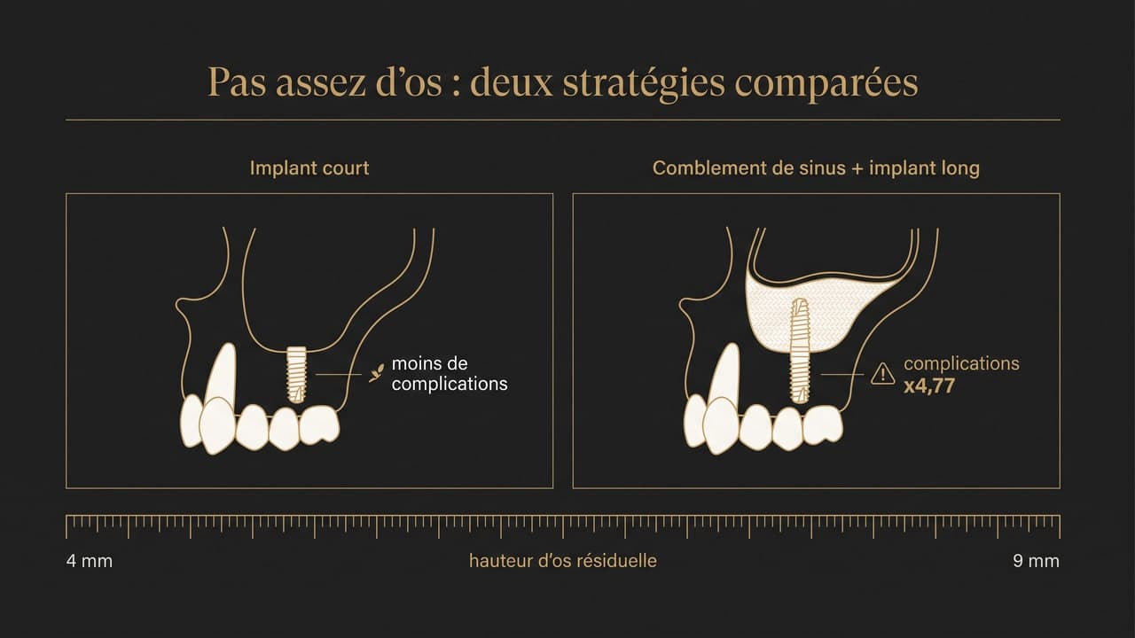 Pas assez d'os pour un implant : que peut-on faire ?