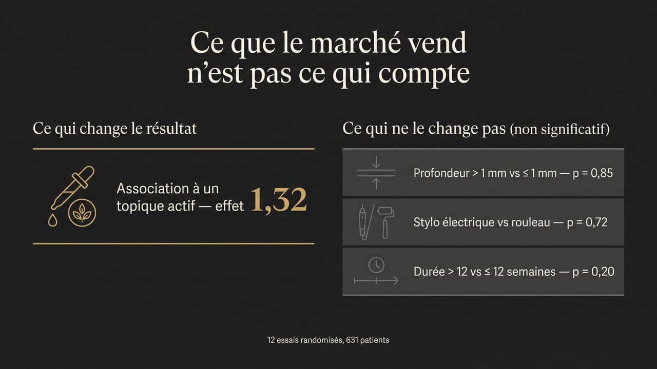 Microneedling et dermaroller pour les cheveux : que disent les preuves ?