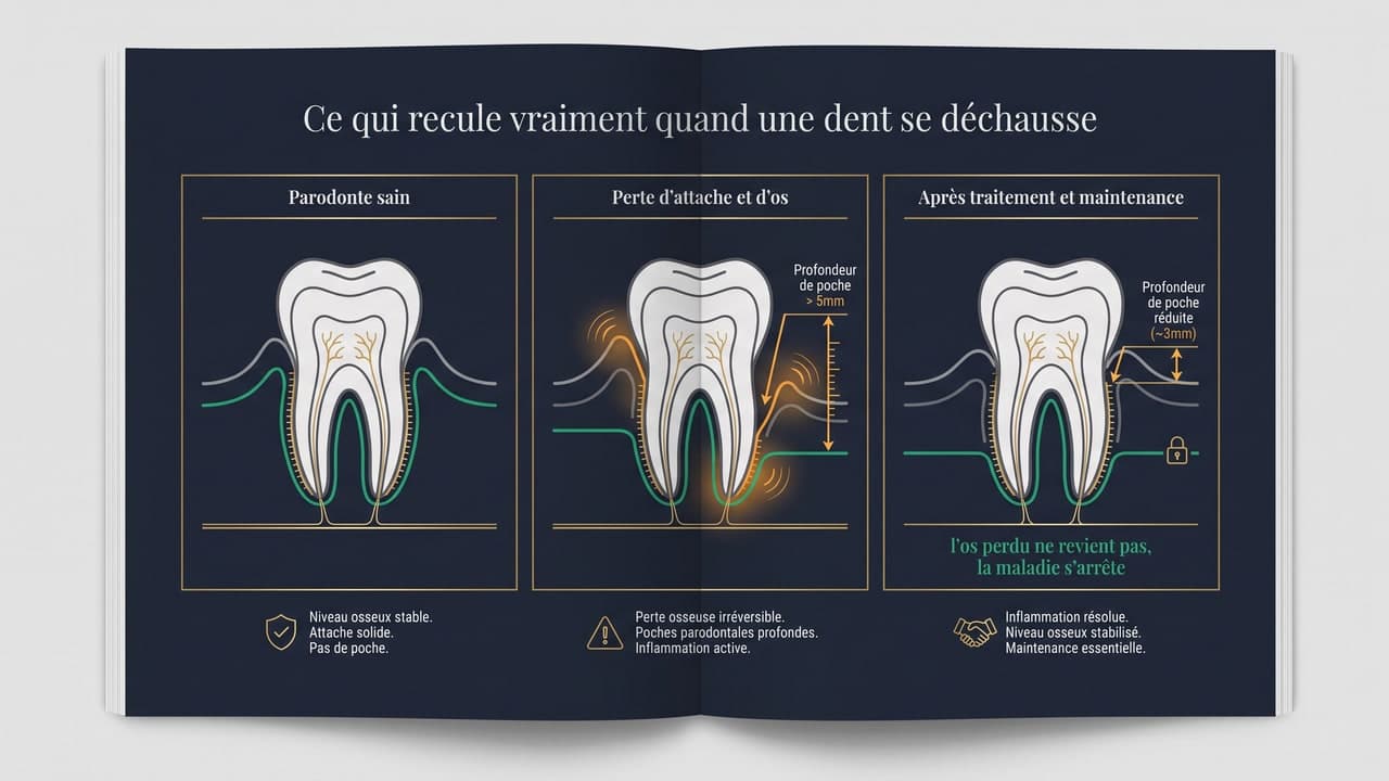 Dents qui se déchaussent : peut-on encore les sauver ?