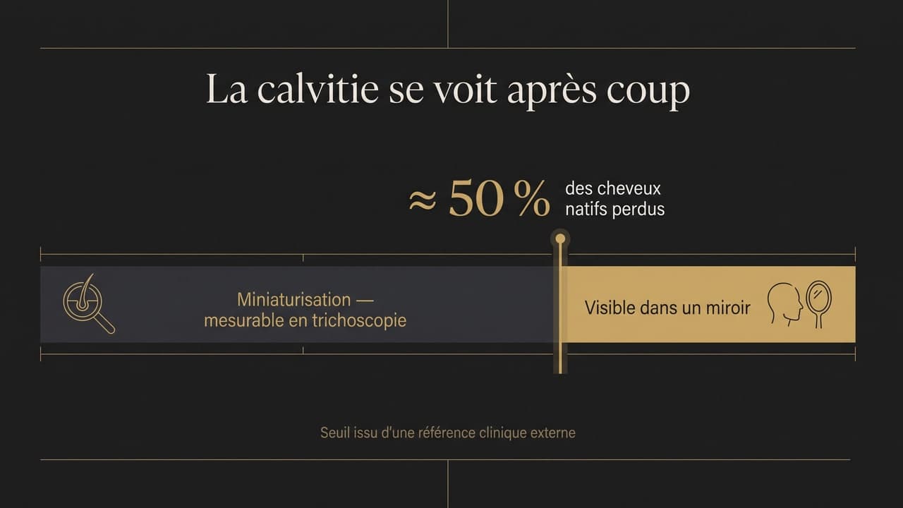 Premiers signes de calvitie : comment les reconnaître
