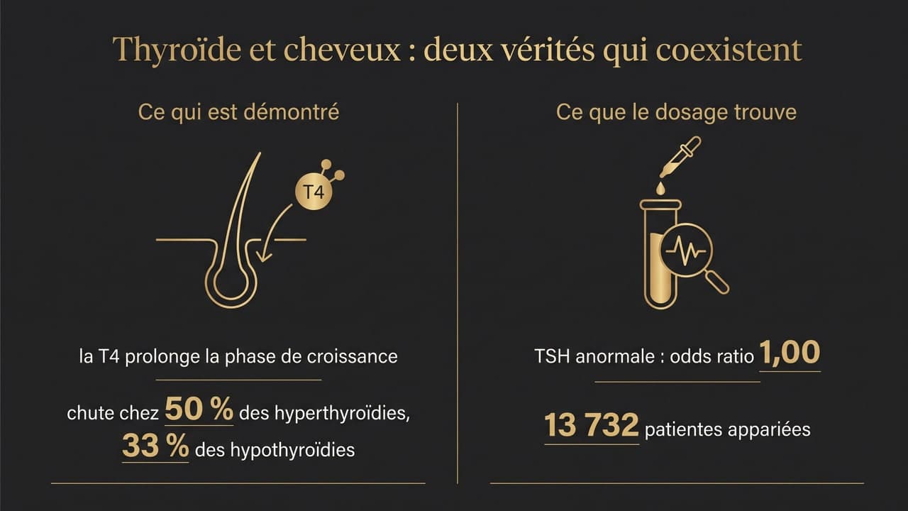 La thyroïde fait-elle vraiment tomber les cheveux ?