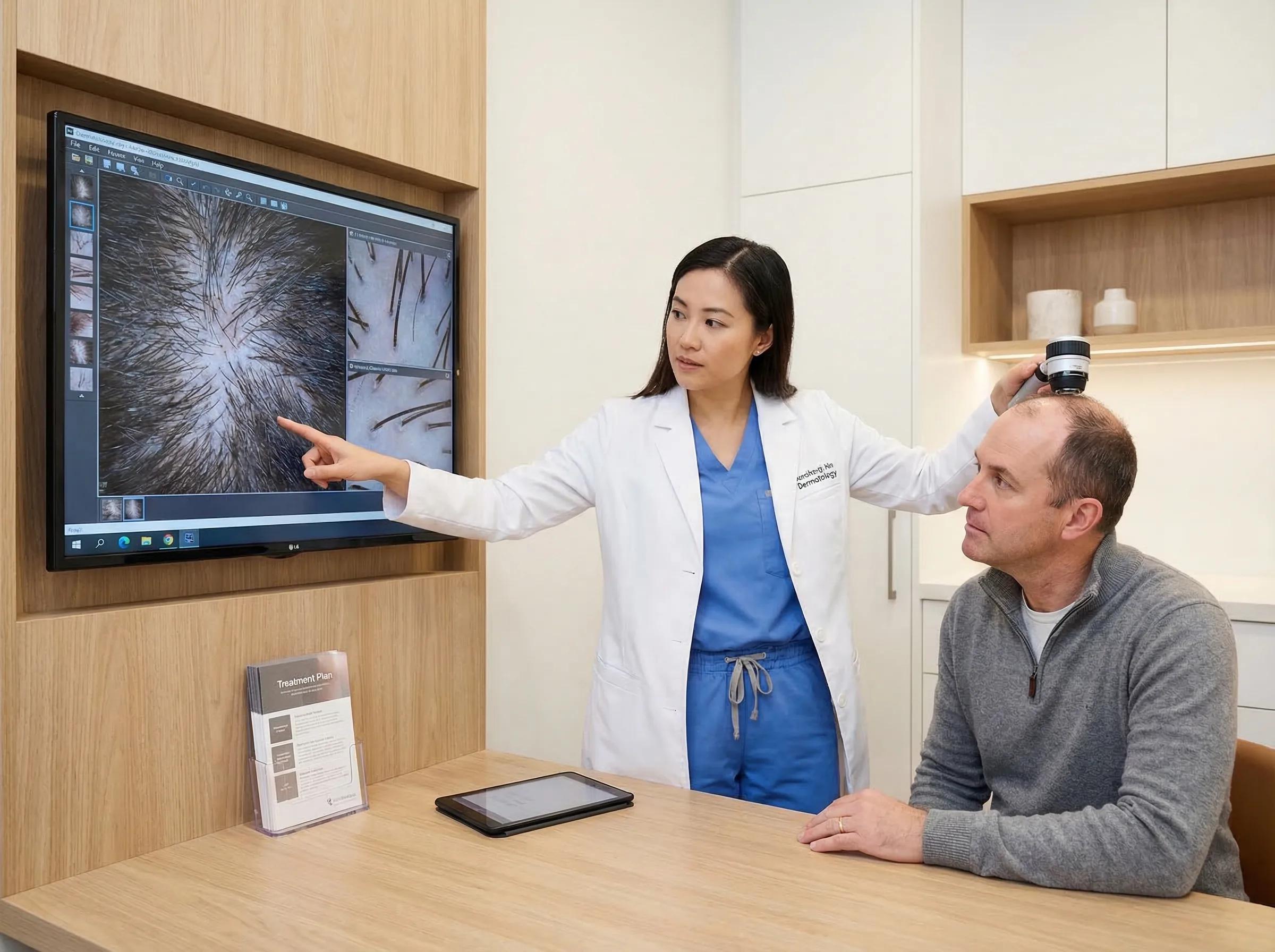 Alternatives au minoxidil pour la perte de cheveux : comparaison PRP, thérapie exosomes, greffe FUE Saphir et greffe Choi Pen avec indications, efficacité et durabilité de chaque traitement