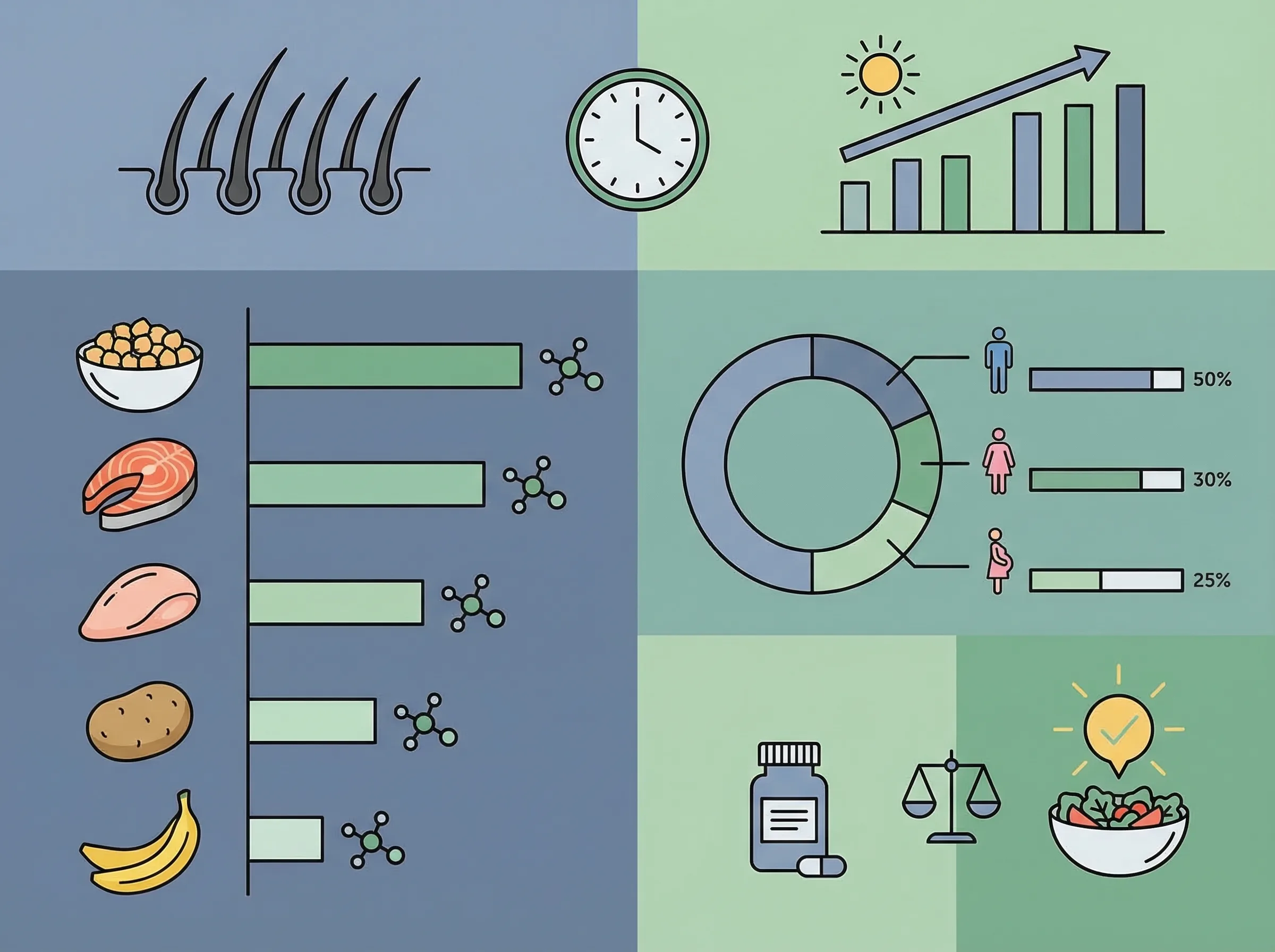 Sources alimentaires de vitamine B6 pour la santé capillaire : viandes, poissons, légumineuses, céréales complètes, fruits et légumes riches en pyridoxine avec teneur en mg pour 100g