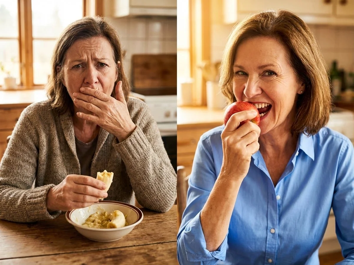 All-on-4 — Impact Qualité de Vie vs Dentier | Renaissance Clinique Impact All-on-4 sur la qualité de vie : alimentation libre, élocution préservée et confiance en soi restaurée