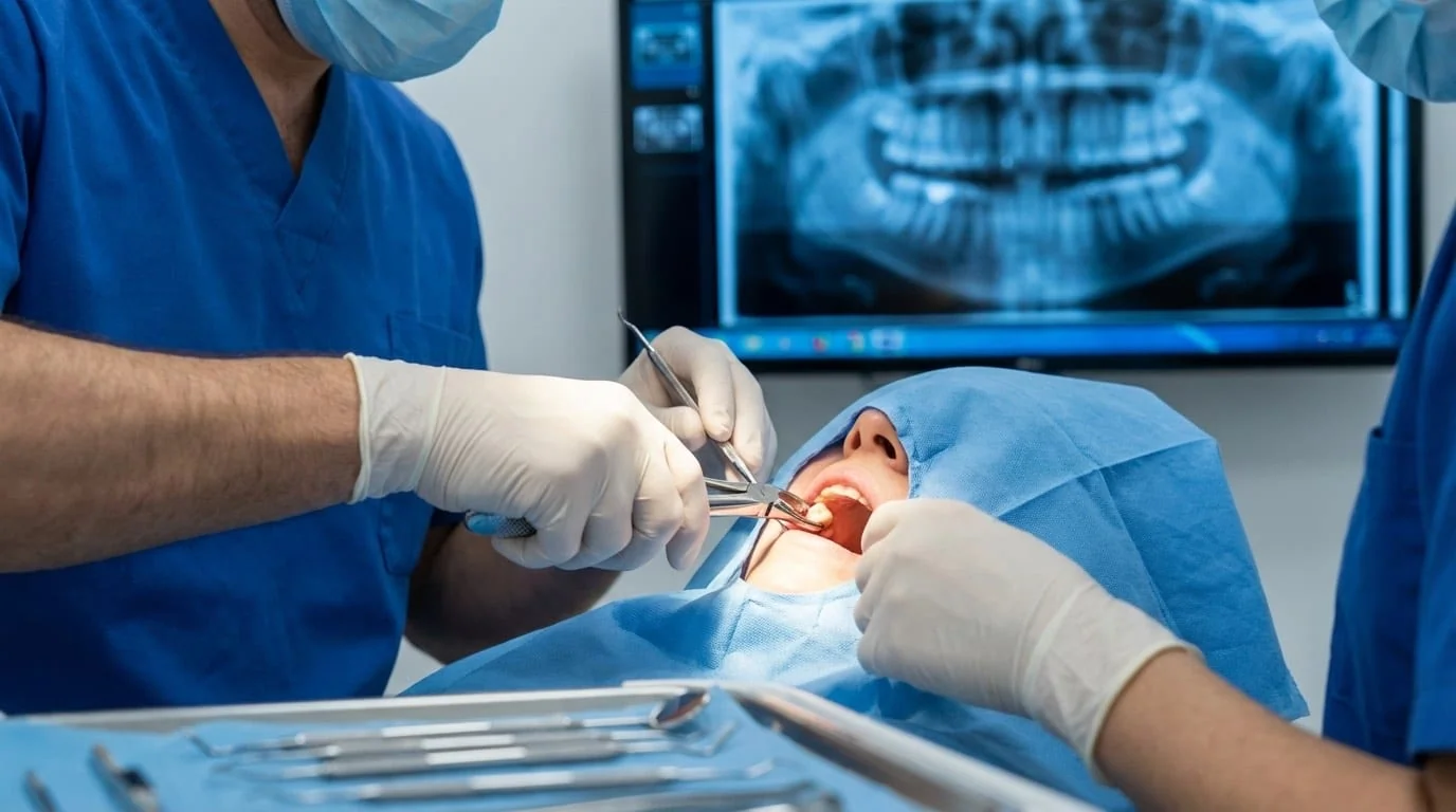 Extraction dent de sagesse Turquie : chirurgie d'extraction de dent incluse ou semi-incluse à Istanbul