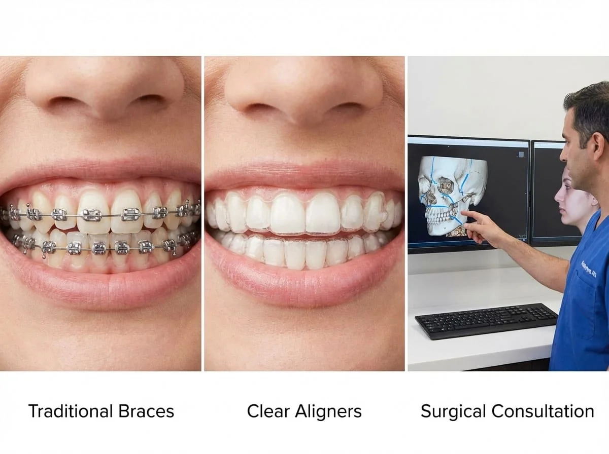 Chirurgie orthognathique pour correction de malocclusion sévère : ostéotomie maxillaire et mandibulaire