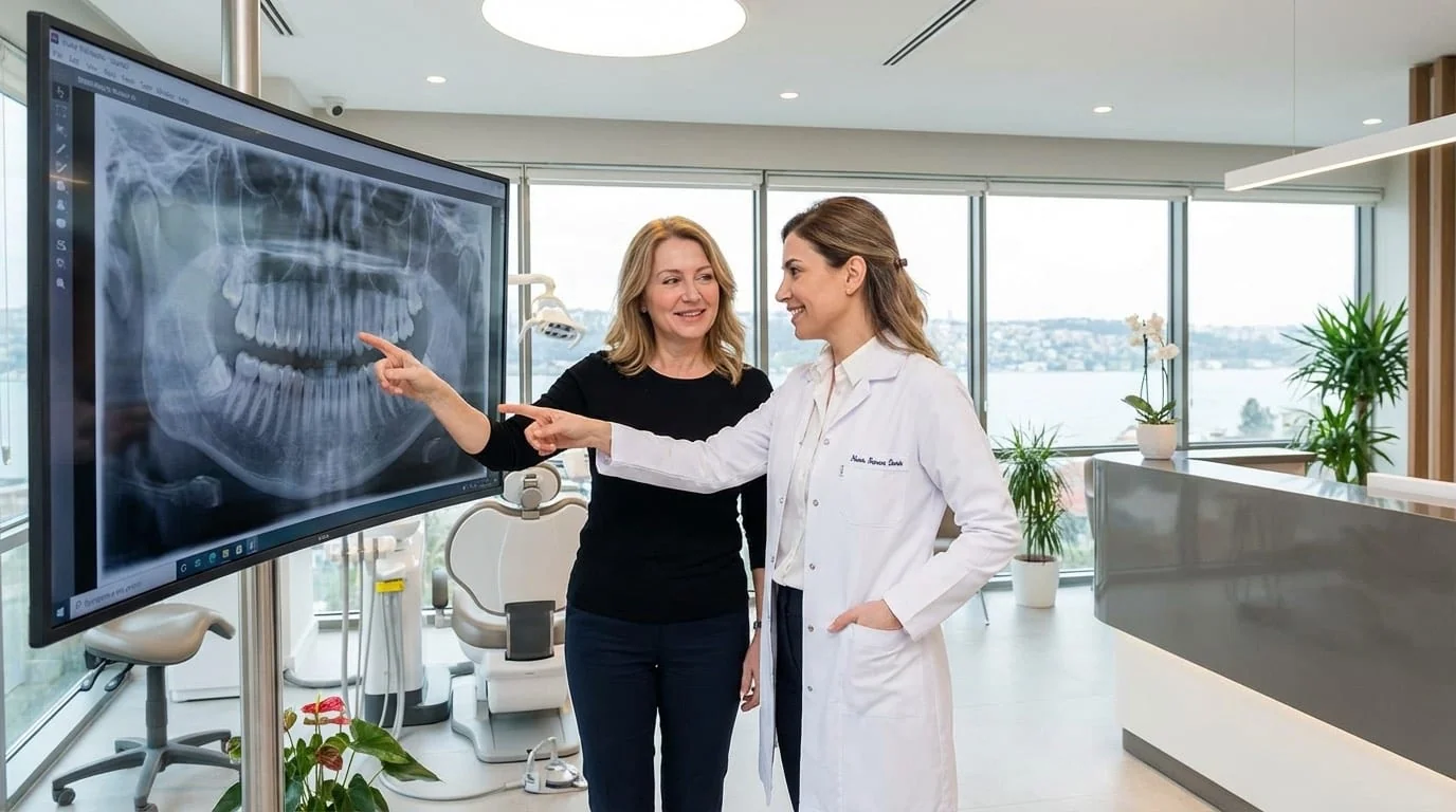 Premier rendez-vous dentiste à Istanbul : consultation complète avec bilan radiologique panoramique