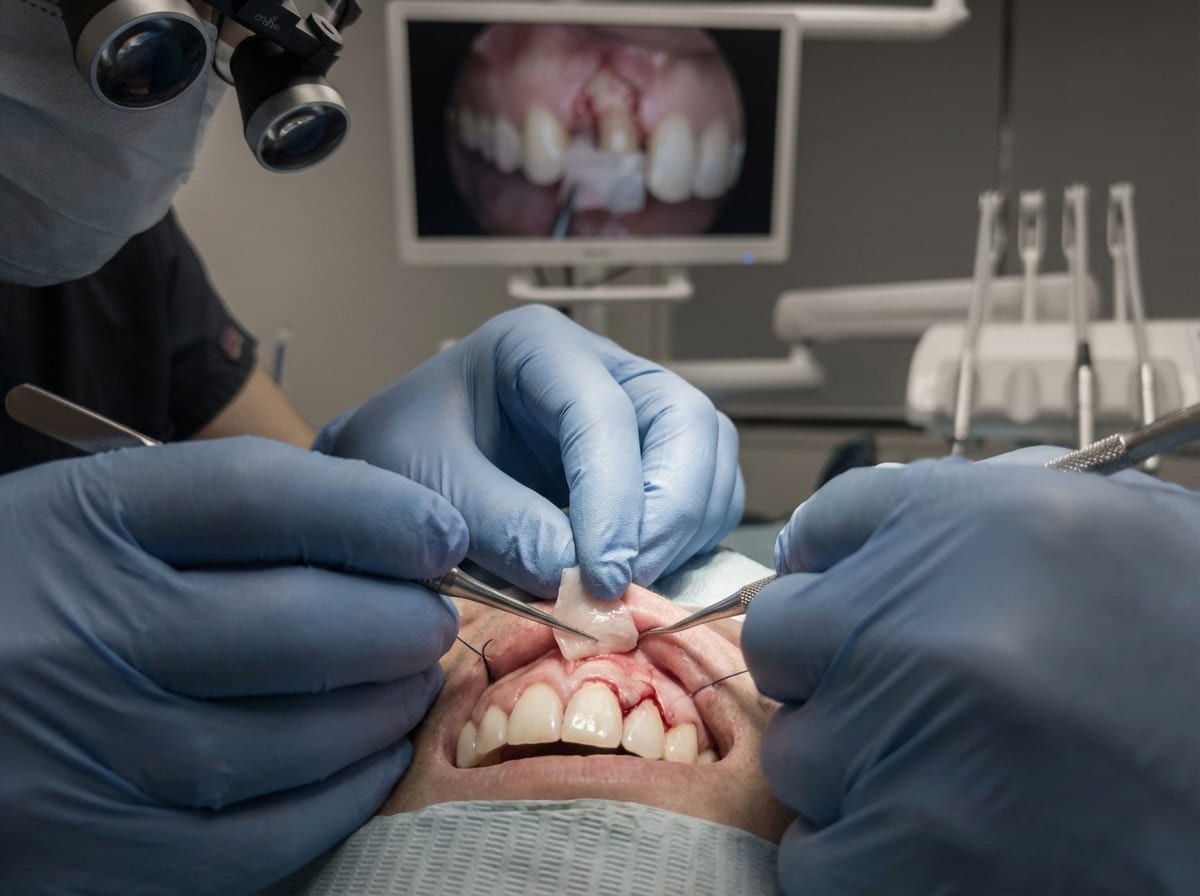 Greffe de gencive — Technique de Zucchelli | Renaissance Clinique Greffe de gencive pour traiter la récession gingivale : technique de greffe conjonctive sous-épithéliale
