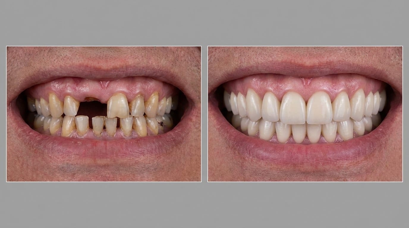 Réhabilitation dentaire complète en Turquie : restauration de toutes les dents à Istanbul en 5-7 jours