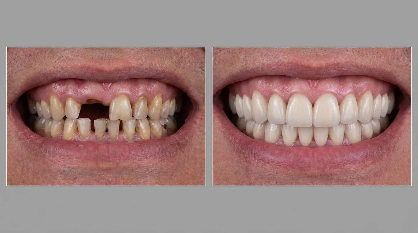 Réhabilitation dentaire complète en Turquie : restauration de toutes les dents à Istanbul en 5-7 jours