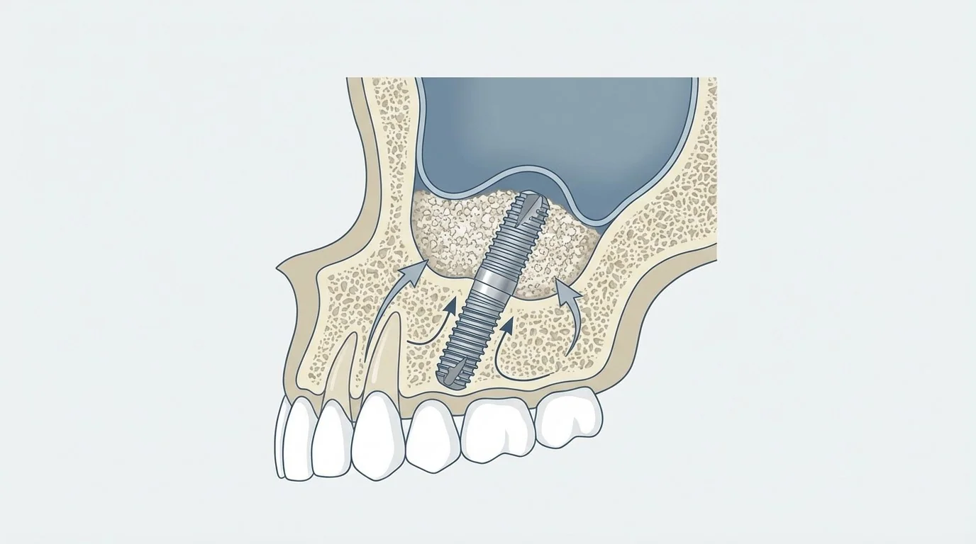 Sinus lift Turquie : élévation du plancher sinusien et greffe osseuse pour implants maxillaires à Istanbul