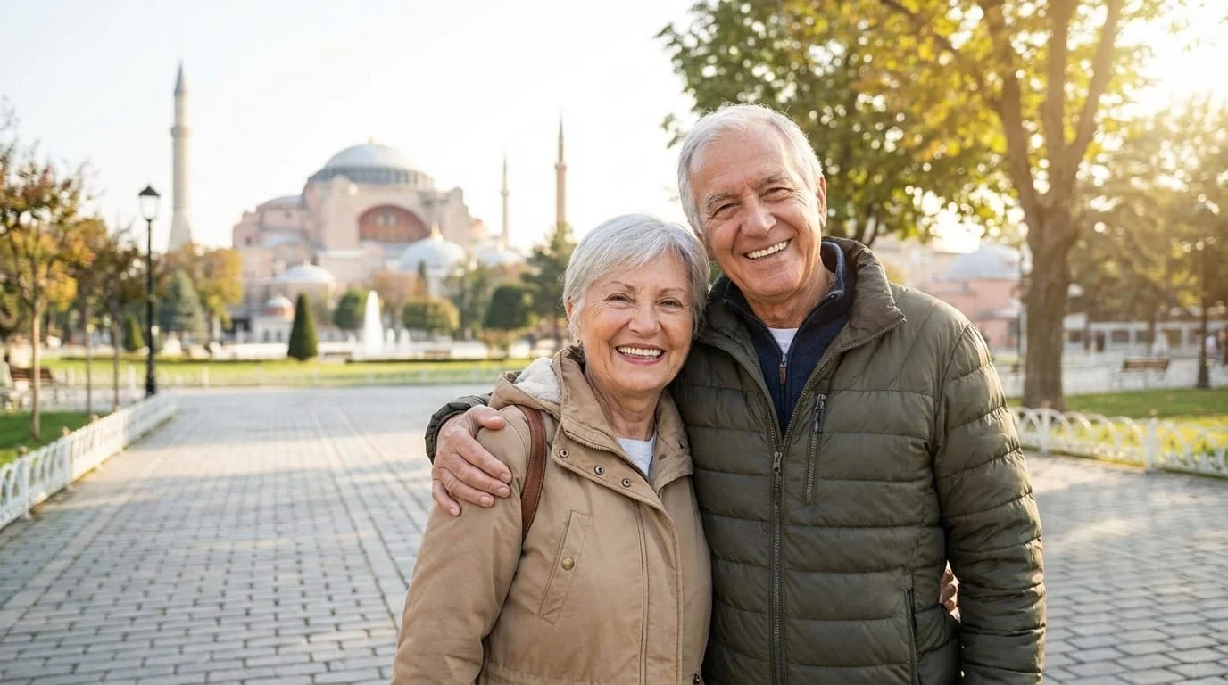 Soins dentaires seniors en Turquie : implants, prothèses et réhabilitation complète pour les plus de 60 ans à Istanbul
